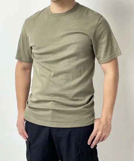 フランス軍 ライトオリーブ Tシャツ 新品 T92N-