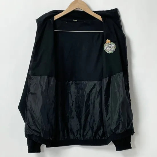 【1点物】イギリス軍 ブラック RTR "FEAR NAUGHT" トレーニングジャケット(USED)Mサイズ UK173=