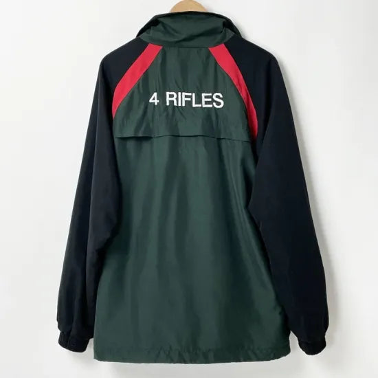 1点物・2種類 イギリス軍 グリーン RIFLES トレーニングジャケット USED UK195=