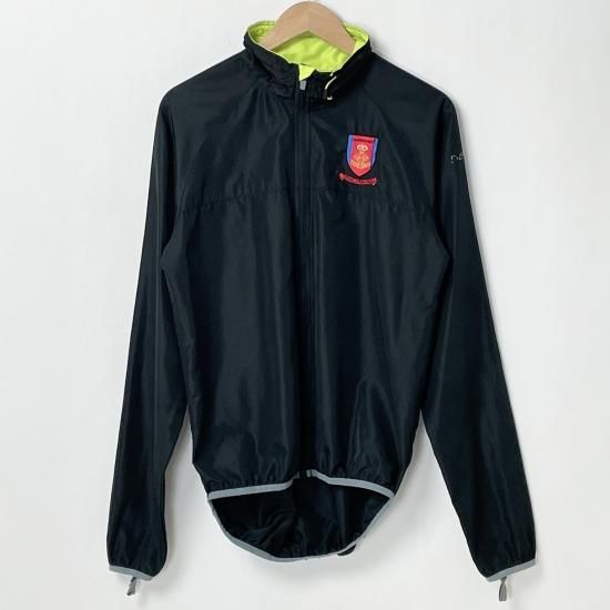 【1点物】イギリス軍 ブラック ナイロン ウィンドブレーカー USED UK208=