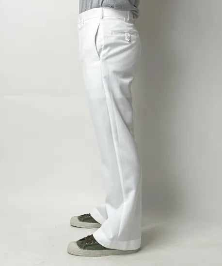 アメリカ海軍 U.S.NAVY ホワイト フレア セーラーパンツ 上質USED 139N3=