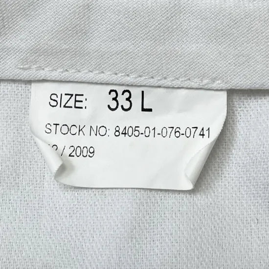 アメリカ海軍 U.S.NAVY ホワイト フレア セーラーパンツ 上質USED 139N3=