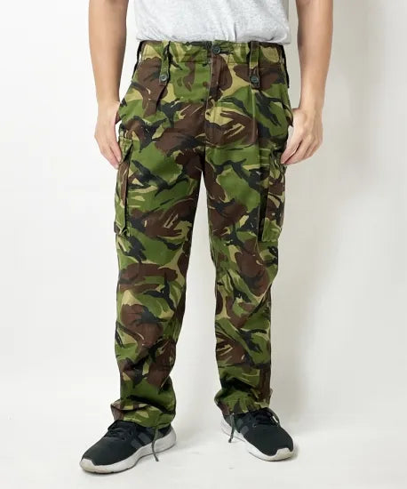 イギリス軍 DPM カモフラージュ テンパレイト コンバットパンツ USED 202MU=