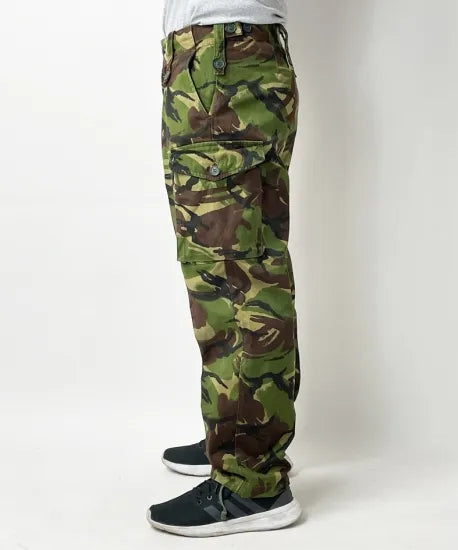 イギリス軍 DPM カモフラージュ テンパレイト コンバットパンツ USED 202MU=