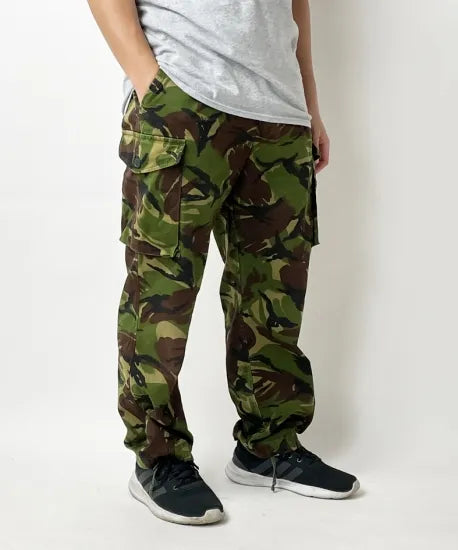 イギリス軍 DPM カモフラージュ テンパレイト コンバットパンツ USED 202MU=