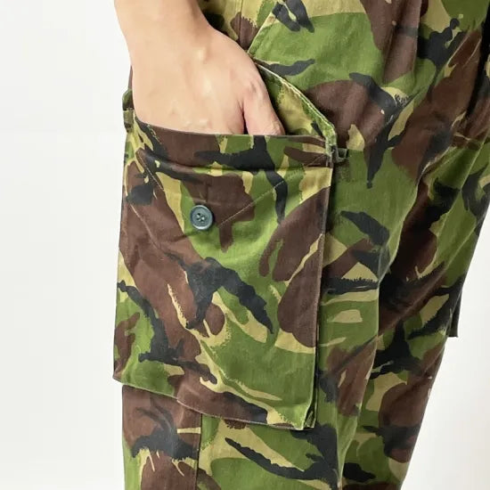 イギリス軍 DPM カモフラージュ テンパレイト コンバットパンツ USED 202MU=