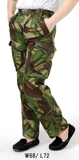イギリス軍 DPM カモフラージュ テンパレイト コンバットパンツ USED 202MU=