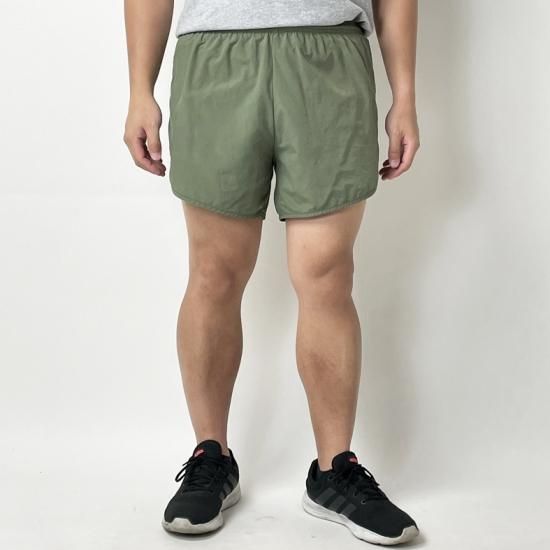 アメリカ海兵隊 USMC OD ランニング ショートパンツ USED 140UB-