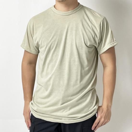 アメリカ軍 サンド ポリエステル Tシャツ 新品 T44N-
