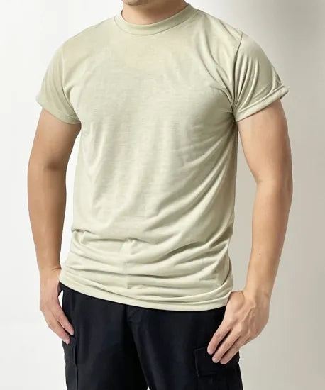 アメリカ軍 サンド ポリエステル Tシャツ 新品 T44N-