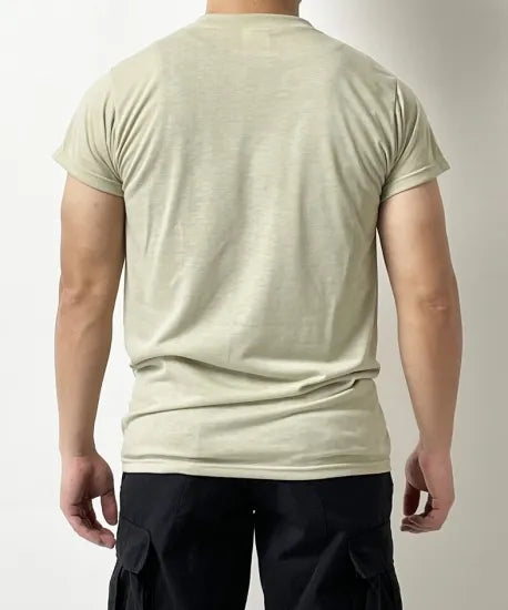 アメリカ軍 サンド ポリエステル Tシャツ 新品 T44N-