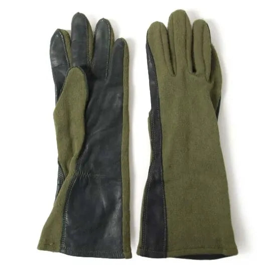 アメリカ軍 OD/ブラック CVC サマー アラミド フライトグラブ 新品 12GBN-