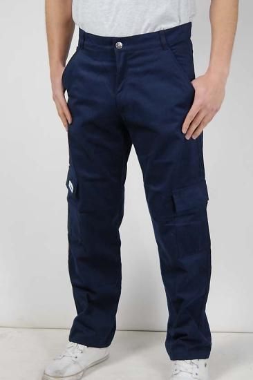 スモール特価 フランス CASTORAMA ネイビー ワークパンツ 新品 426NN-SB=