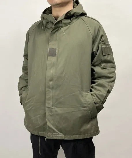 【訳あり】フランス軍 OD F-2 マイクロパーカー ライナー付 USED 422UD-SPU