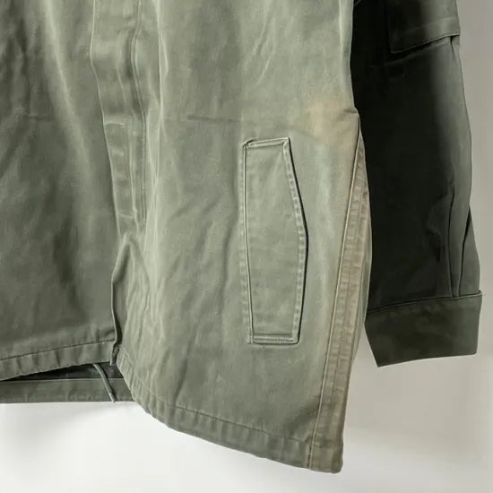 【訳あり】フランス軍 OD F-2 マイクロパーカー ライナー付 USED 422UD-SPU