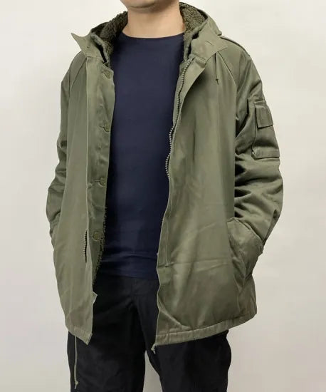 【訳あり】フランス軍 OD F-2 マイクロパーカー ライナー付 USED 422UD-SPU