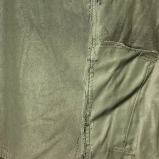 【訳あり】フランス軍 OD F-2 マイクロパーカー ライナー付 USED 422UD-SPU