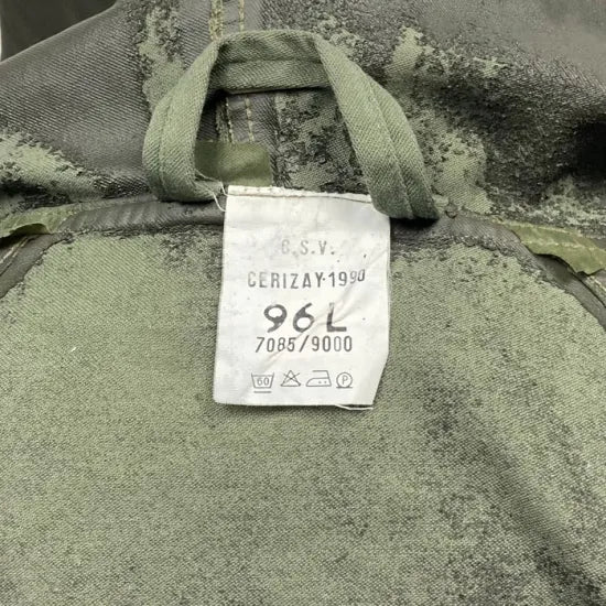 【訳あり】フランス軍 OD F-2 マイクロパーカー ライナー付 USED 422UD-SPU