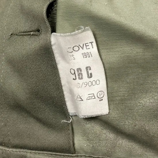 【訳あり】フランス軍 OD F-2 マイクロパーカー ライナー付 USED 422UD-SPU