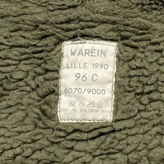 【訳あり】フランス軍 OD F-2 マイクロパーカー ライナー付 USED 422UD-SPU