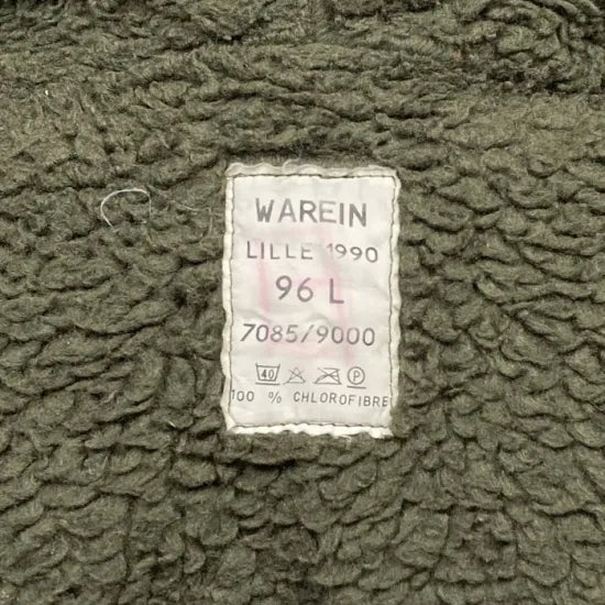 【訳あり】フランス軍 OD F-2 マイクロパーカー ライナー付 USED 422UD-SPU