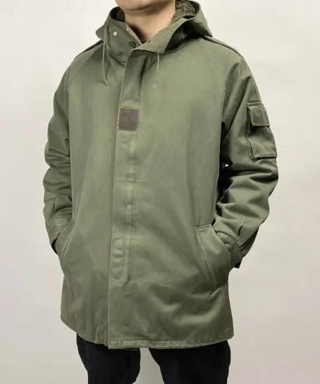 【訳あり】フランス軍 OD F-2 マイクロパーカー ライナー付 USED 422UD-SPU