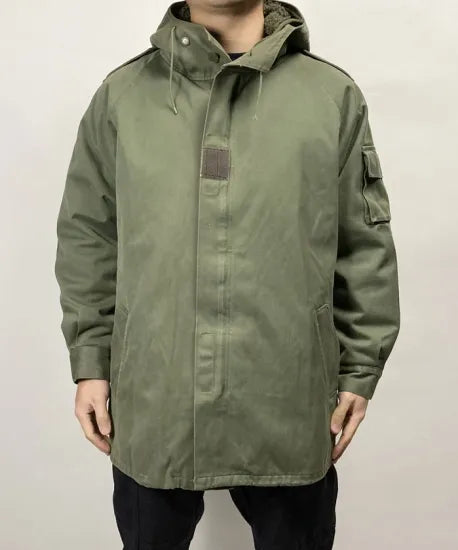 【訳あり】フランス軍 OD F-2 マイクロパーカー ライナー付 USED 422UD-SPU