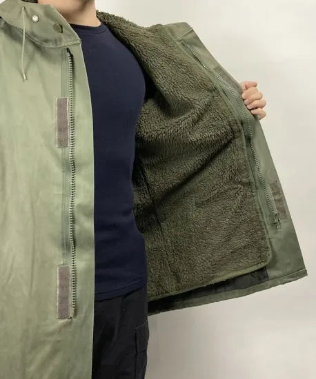 【訳あり】フランス軍 OD F-2 マイクロパーカー ライナー付 USED 422UD-SPU