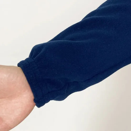 【スモール特価】フランス自治体警察 POLICE MUNICIPALE ネイビー ブルーストライプ ハーフZIP フリースシャツ 新品 F40BN-SB