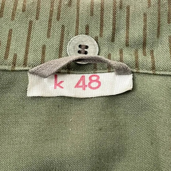 旧東ドイツ軍 NVA レインドロップカモ フィールドジャケット サイドポケット無し 新品 =