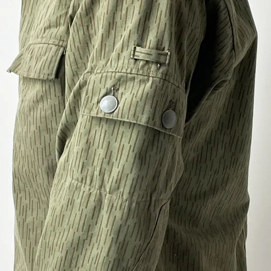 旧東ドイツ軍 NVA レインドロップカモ フィールドジャケット サイドポケット無し 新品 =