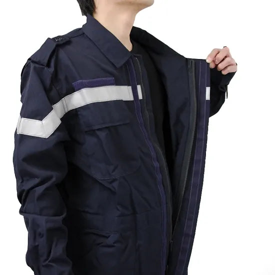 スモール特価 フランス海軍 MARINE NATIONALE リフレクター カバーオール 新品 548N-SB