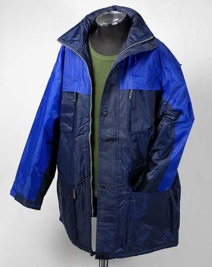 【ビッグ特価】フランス ブルー PANOPLY ツートン PVC パーカー(新品)