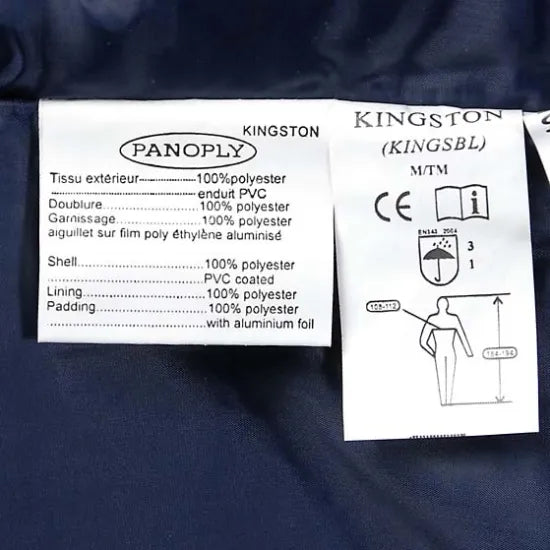 【ビッグ特価】フランス ブルー PANOPLY ツートン PVC パーカー(新品)
