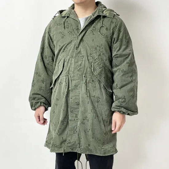 アメリカ軍 ナイトデザートカモ モッズコート USED ライナー・ワッペン付