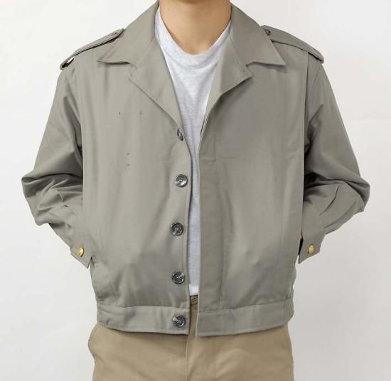 【スモール特価】フランス空軍 ベージュグレー ショートウィンドジャケット 新品 F48N-SB=