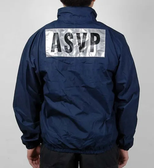 フランス警備隊 ASVP/STATIONNEMENT ネイビー ポリス ウィンドブレーカー 新品