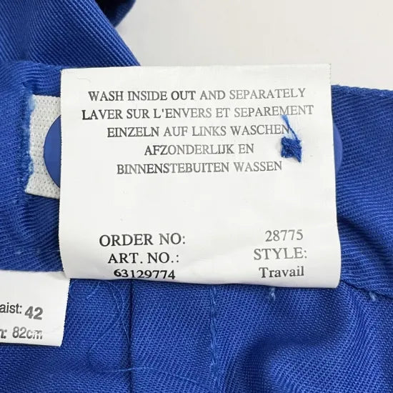 ベルギー ブルー カーペンターパンツ 新品 =