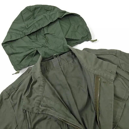 ベルギー軍 OD M-88 フィールドジャケットパーカー 国旗付 新品 447NB