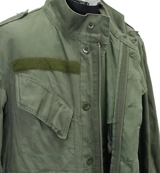 ベルギー軍 OD M-88 フィールドジャケットパーカー 国旗付 新品 447NB