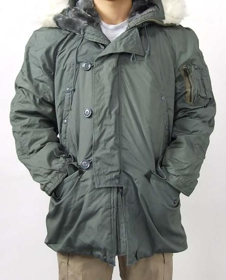 1980年代 アメリカ軍 N-3B コールドウェザーパーカー 新品 A12N-1980