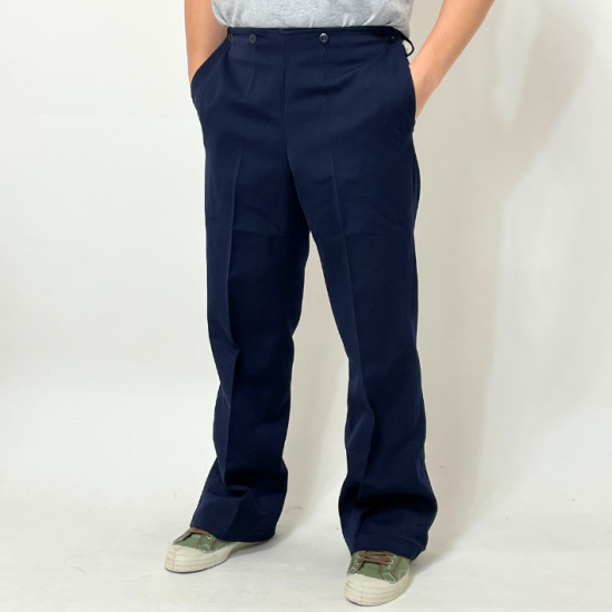 【スモール&ビッグ特価】旧東ドイツ海軍 ネイビー セーラーパンツ USED 328U-SB=