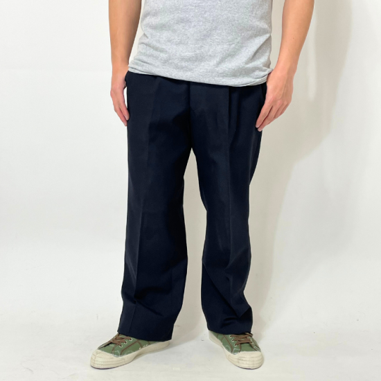 ドイツ軍 ブラック オフィサーパンツ USED 327BU=