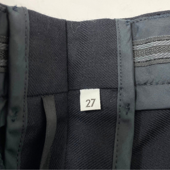 ドイツ軍 ブラック オフィサーパンツ USED 327BU=