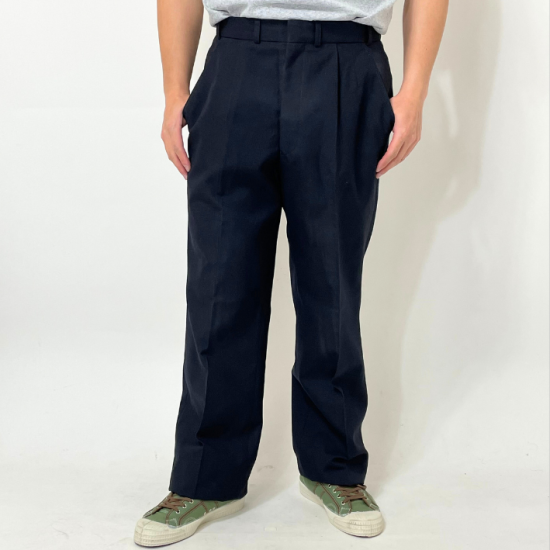 【ビッグ特価】ドイツ軍 ブラック オフィサーパンツ USED 327BU-SB=