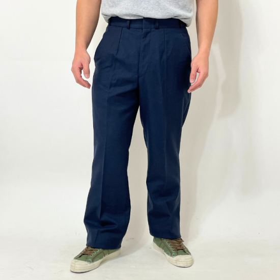 ドイツ軍 ネイビー オフィサーパンツ USED 327NU=