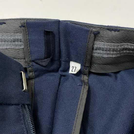 ドイツ軍 ネイビー オフィサーパンツ USED 327NU=