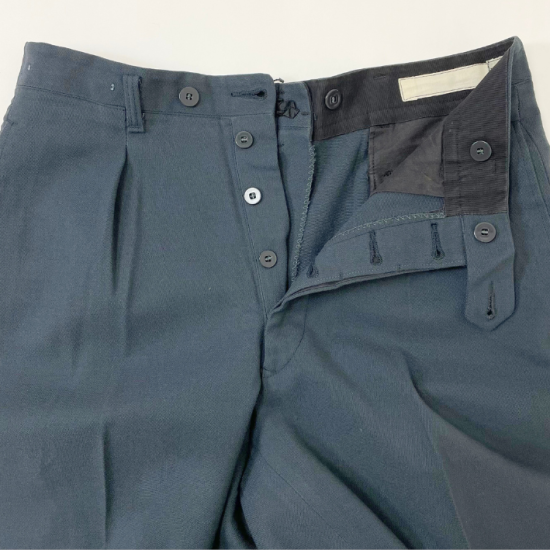 【スモール特価】スウェーデン軍 ブルーグレー ドレスパンツ USED 756U-SB=