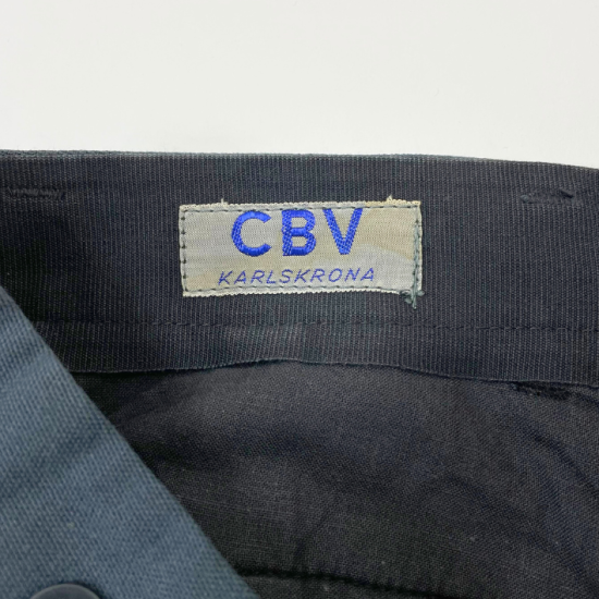 【スモール特価】スウェーデン軍 ブルーグレー ドレスパンツ USED 756U-SB=