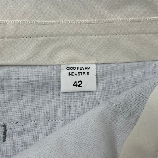 フランス軍 ライトグレー オフィサーパンツ 新品 404N=